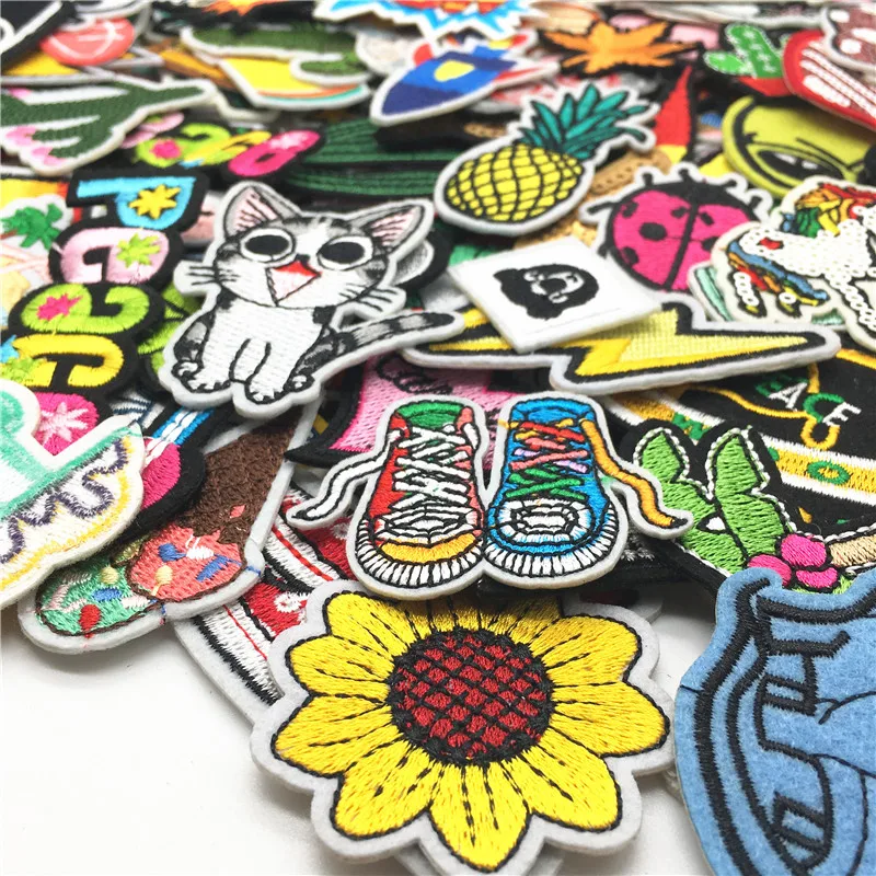 30PCS/lot Embroidery Patches M - Summer Clothing Pictures บทวิจารณ์และราคา