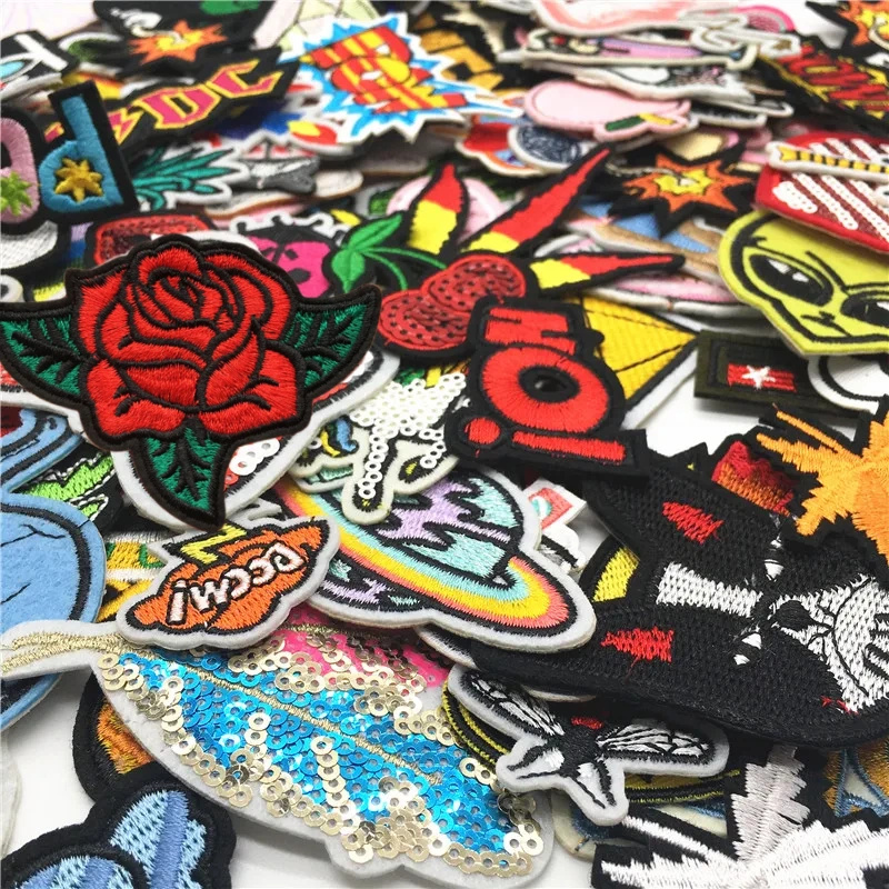 30PCS/lot Embroidery Patches M - Summer Clothing Pictures บทวิจารณ์และราคา
