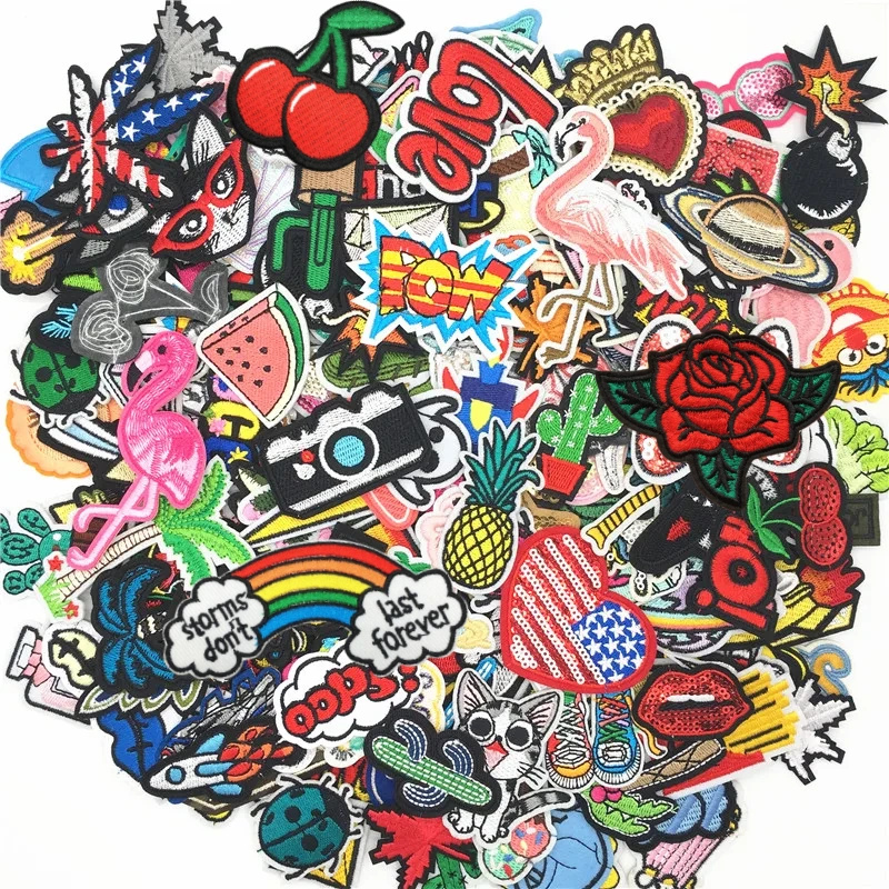 30PCS/lot Embroidery Patches M - Summer Clothing Pictures บทวิจารณ์และราคา