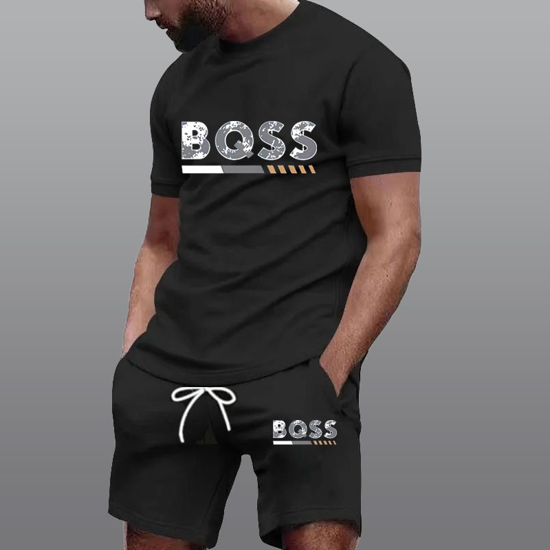 Summer Sportswear Men's Suit F - Summer Clothing Sets Men บทวิจารณ์และราคา