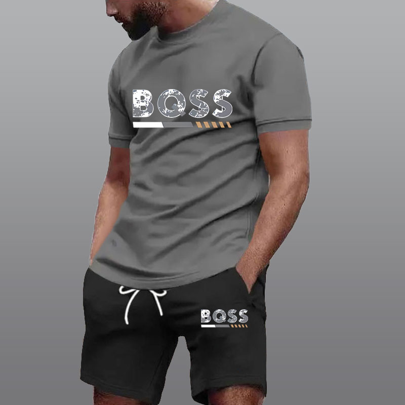 Summer Sportswear Men's Suit F - Summer Clothing Sets Men บทวิจารณ์และราคา