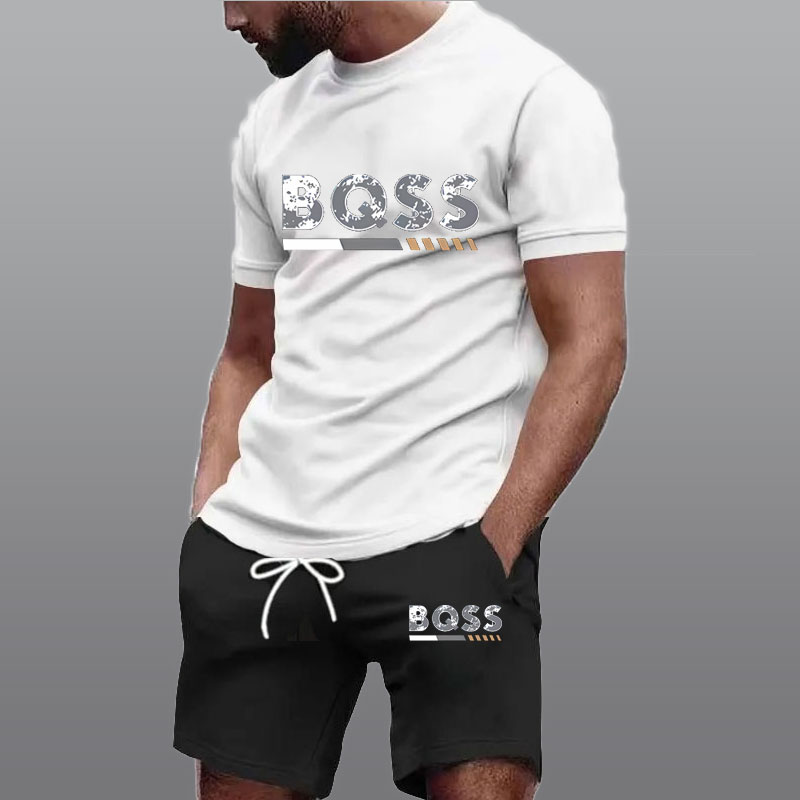 Summer Sportswear Men's Suit F - Summer Clothing Sets Men บทวิจารณ์และราคา