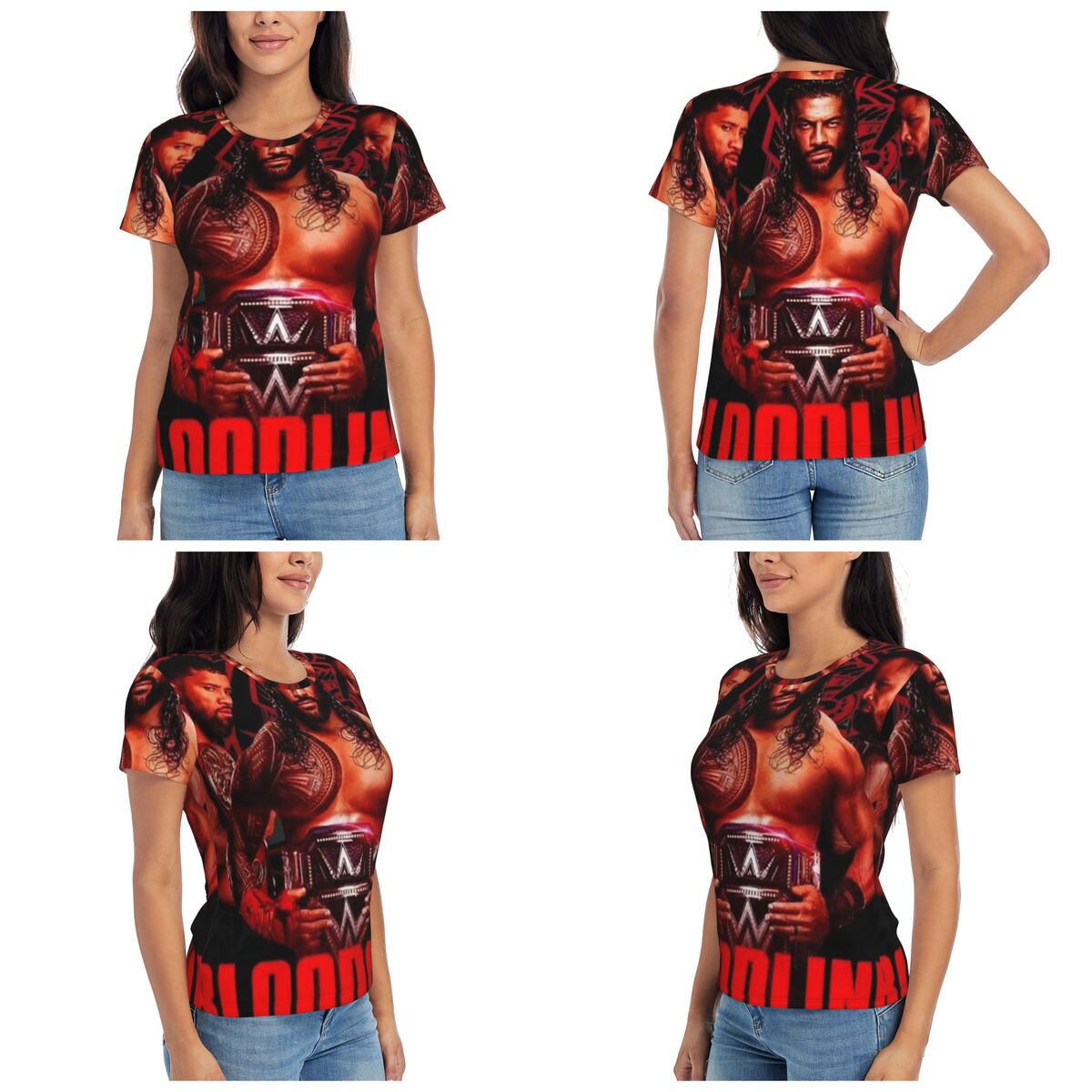 Wrestler Roman Reigns Wrestlin - Summer Reign Clothing บทวิจารณ์และราคา