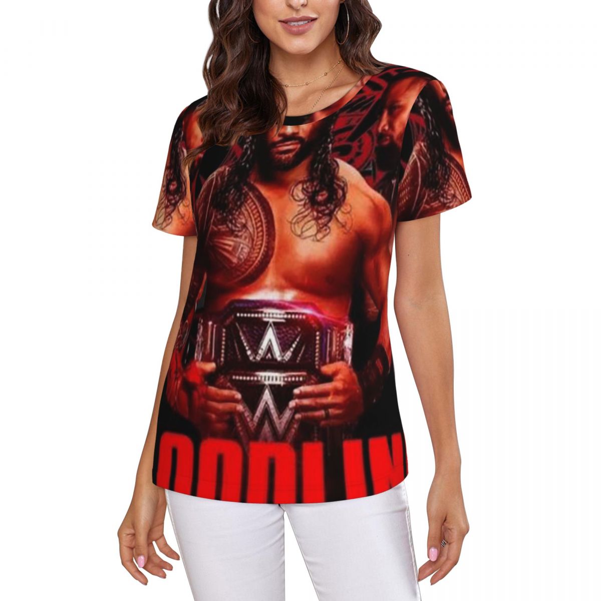 Wrestler Roman Reigns Wrestlin - Summer Reign Clothing บทวิจารณ์และราคา
