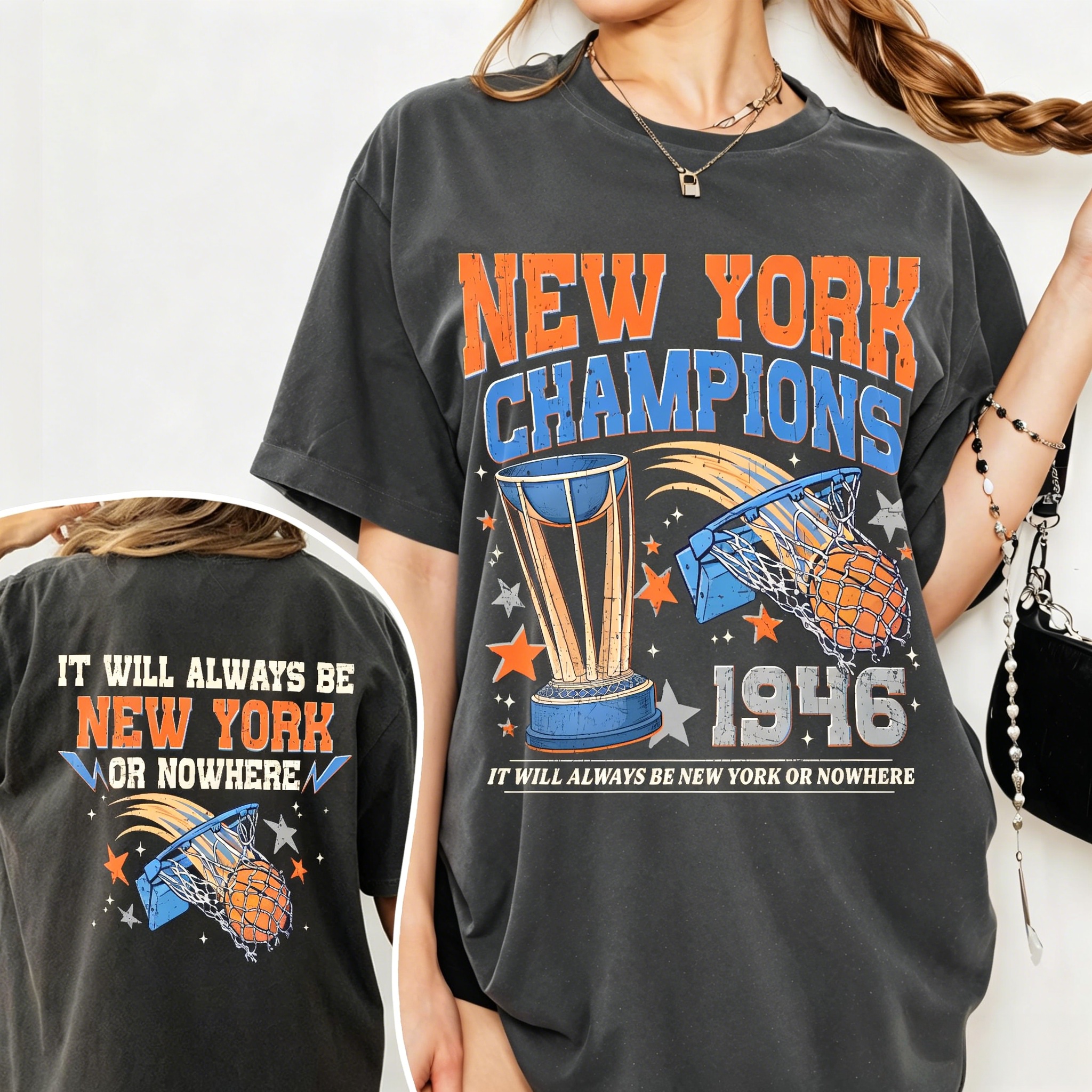 Vintage Basketball Playoff Shi - Summer Clothing Nyc บทวิจารณ์และราคา