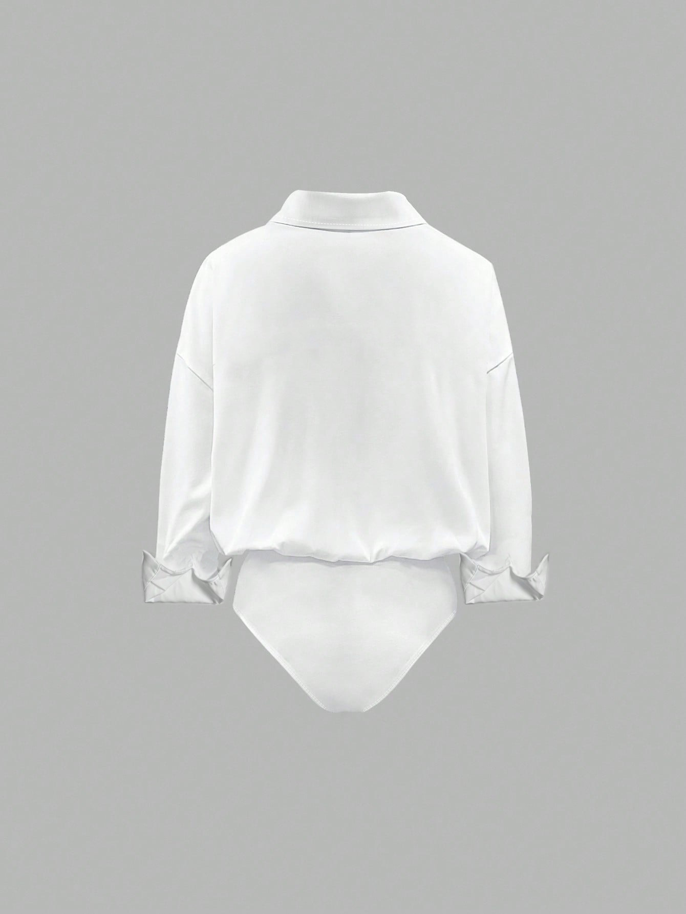 Oversized solid-colored jumpsu - Romper Playsuit Women บทวิจารณ์และราคา